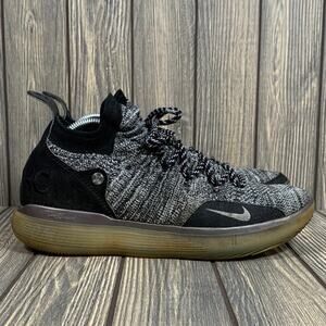 Nike KD Kevin Durant XI Men Basketball Shoes Sneakers Sz 9.5 Black Gray Athletic